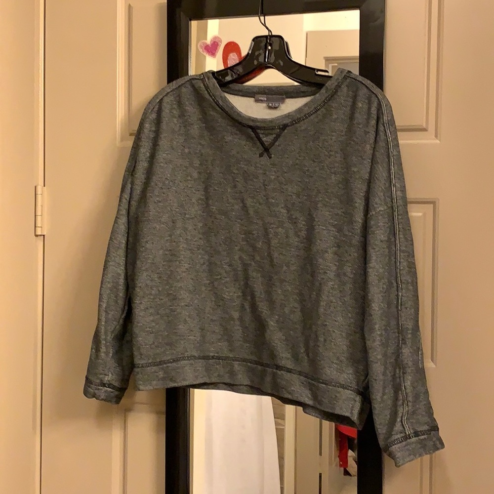 Vince cropped sweatshirt